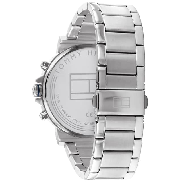 Back of the watch with engraved details