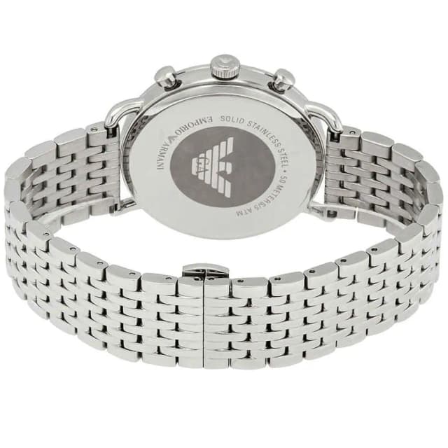 Back view showing engraved logo and clasp
