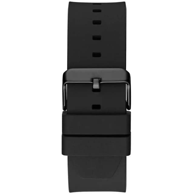 Clasp of Guess GW0648G1 rubber strap with GUESS branding