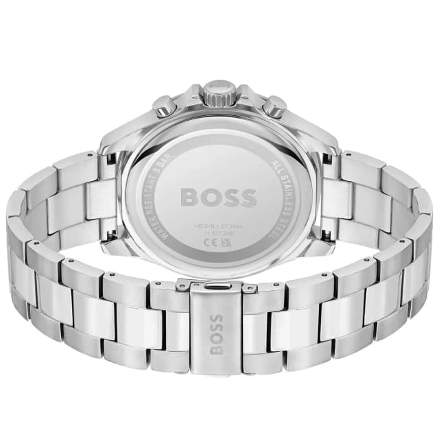 Detailed view of the stainless steel bracelet