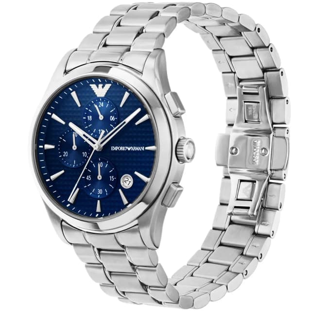 Side profile highlighting the polished case and sleek crown.