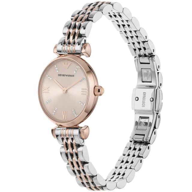 Slim side profile highlighting the fine stainless steel finish
